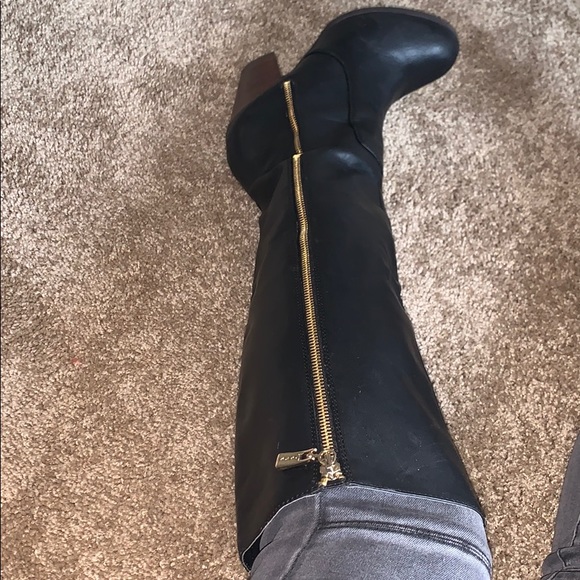 bebe Shoes - Bebe Black Over The Knee Boots